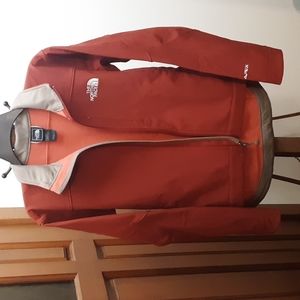 The North Face, apex jacket, size M, brick red